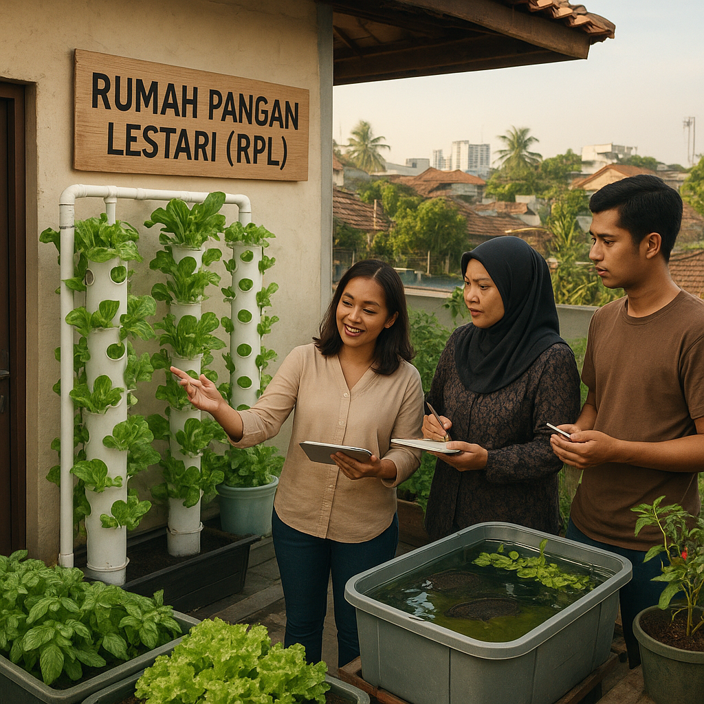 Rumah Pangan Lestari (RPL) di Perkotaan: Konsep 0 Meter dari Dapur untuk Atasi Kerentanan Pangan Keluarga
