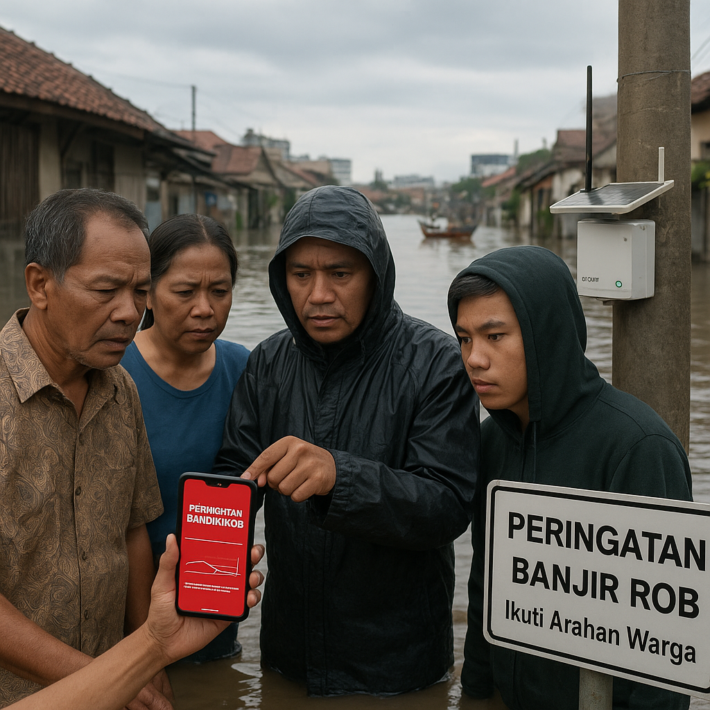 Sistem Peringatan Dini Banjir Rob Berbasis AI dan Warga di Pesisir Semarang