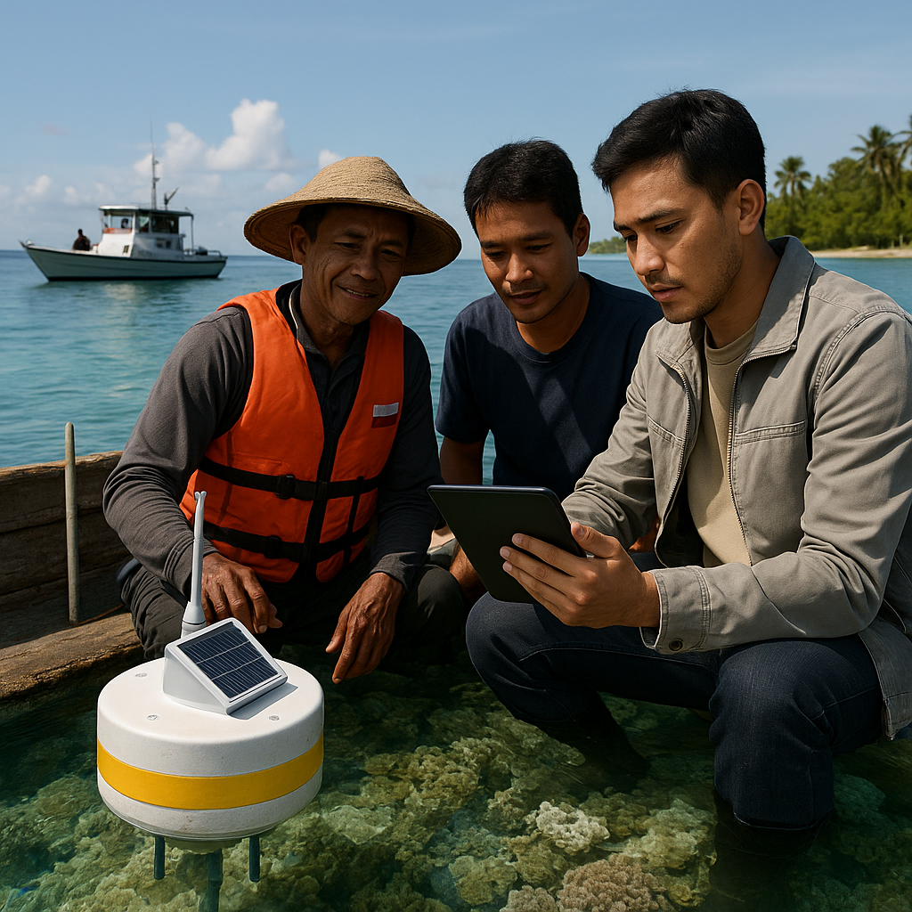 Konsorsium Nelayan & Startup Kembangkan Pelampung Pintar untuk Pantau Kesehatan Terumbu Karang dan Hasil Tangkapan Berkelanjutan