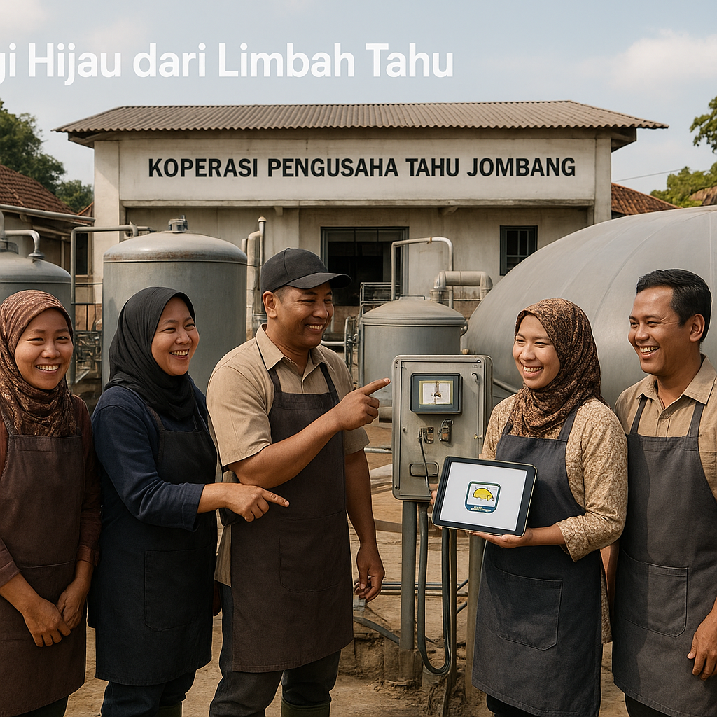 Energi Hijau dari Limbah Tahu, Koperasi di Jombang Pasok Listrik ke PLN