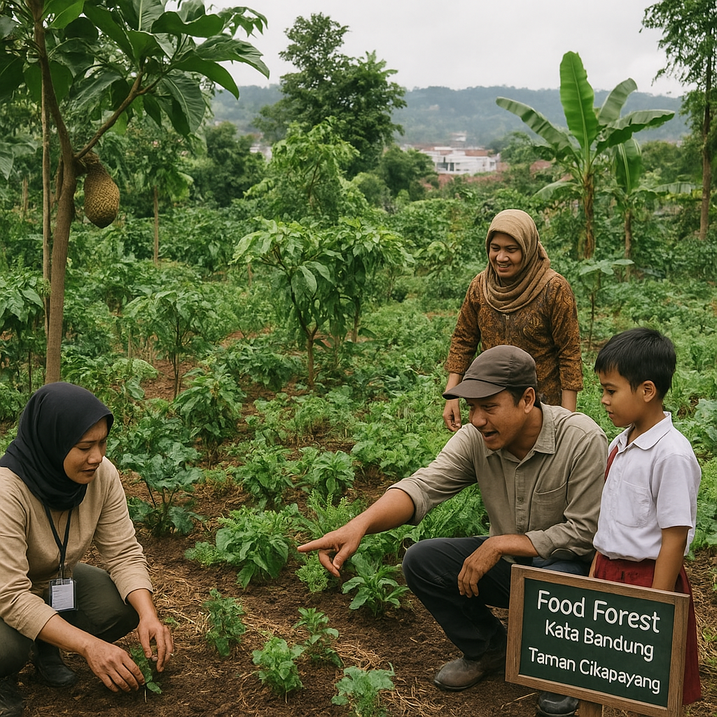 Program 'Food Forest' di Kota Bandung: Transformasi Ruang Publik menjadi Sumber Pangan dan Edukasi Biodiversitas