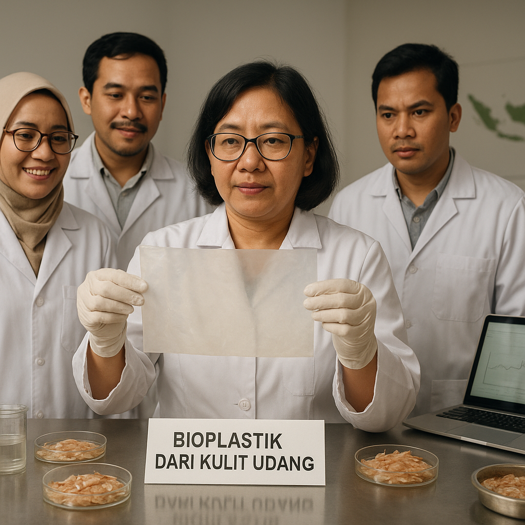 Kulit Udang Jadi Plastik Ramah Lingkungan, Inovasi Peneliti Indonesia Raih Penghargaan