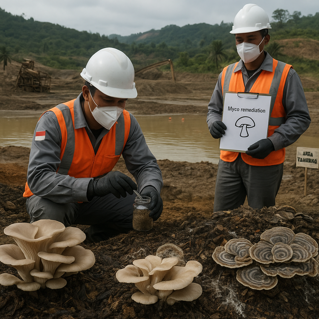 Myco-remediation: Menggunakan Jamur untuk Mendetoksifikasi Limbah Logam Berat di Pertambangan