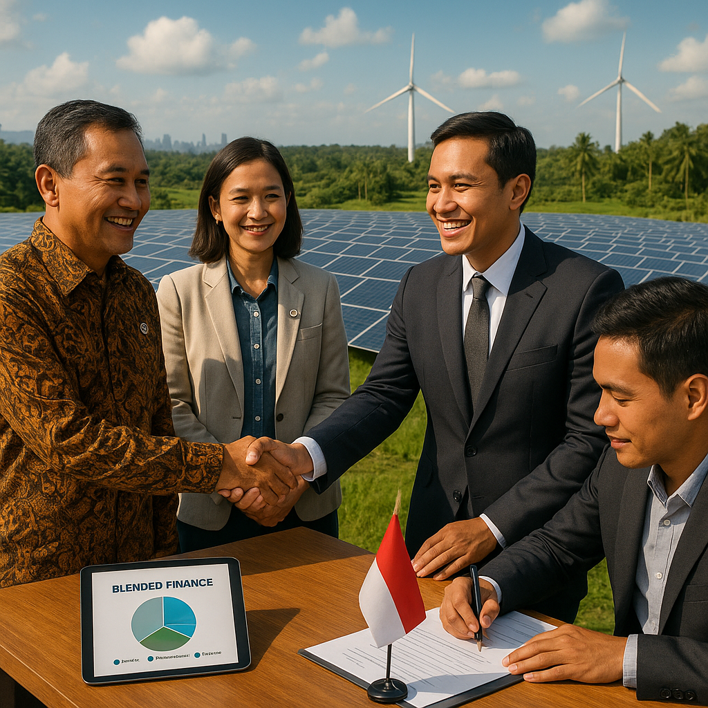 Model Pendanaan Blended Finance untuk Akselerasi Proyek Energi Terbarukan di Indonesia