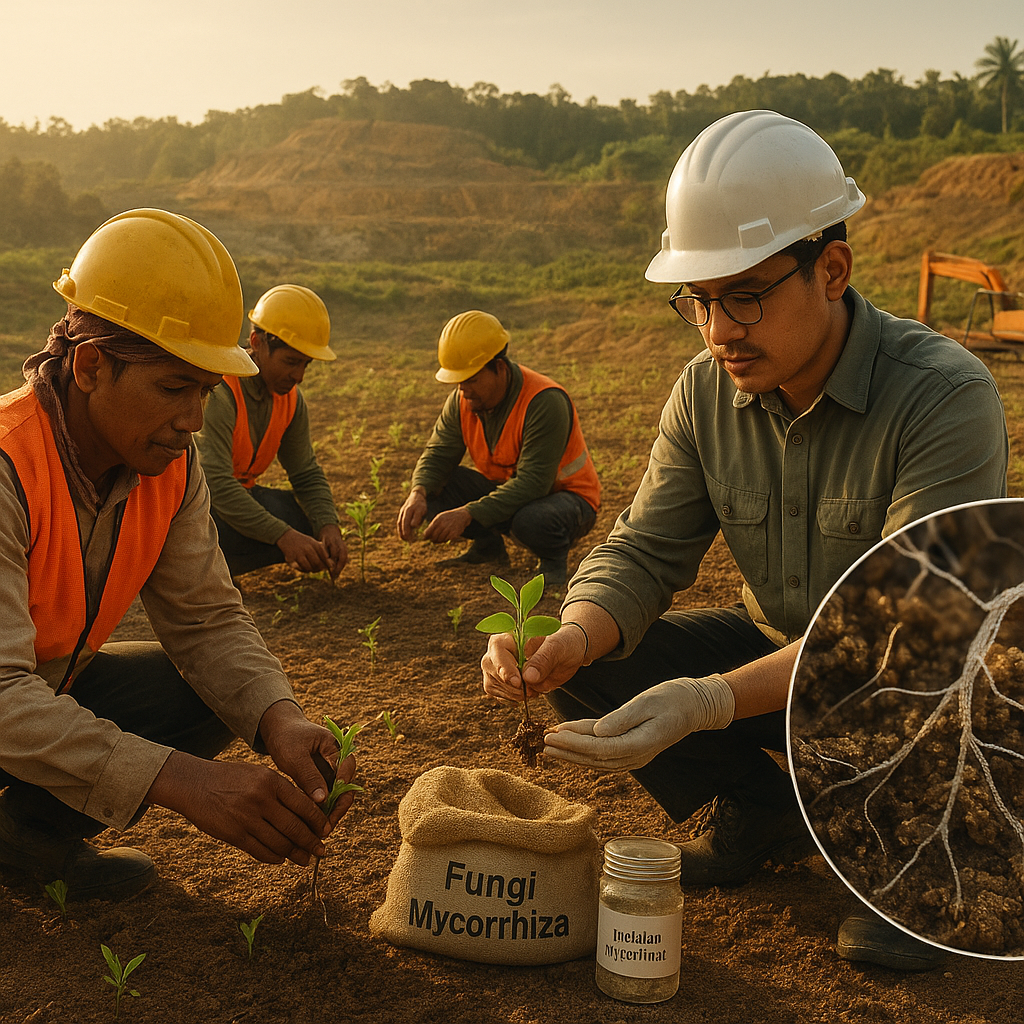 Penggunaan Fungi Mycorrhiza untuk Rehabilitasi Lahan Pasca Tambang di Kalimantan