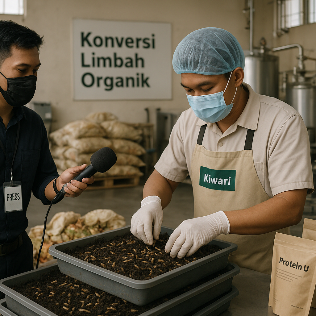 Kiwari: Budidaya Larva Black Soldier Fly untuk Konversi Limbah Organik