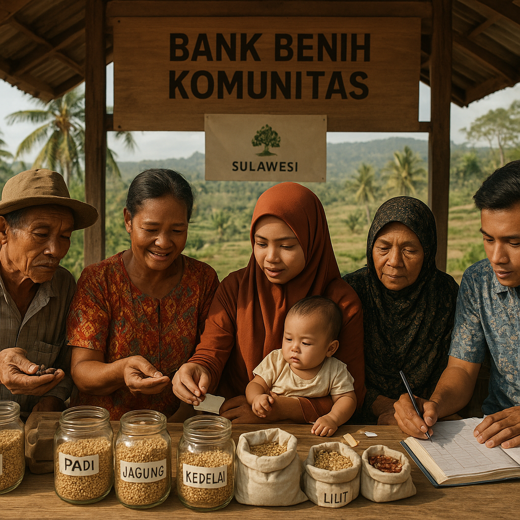 Program 'Bank Benih' Komunitas untuk Menjaga Keanekaragaman Pangan Lokal di Sulawesi