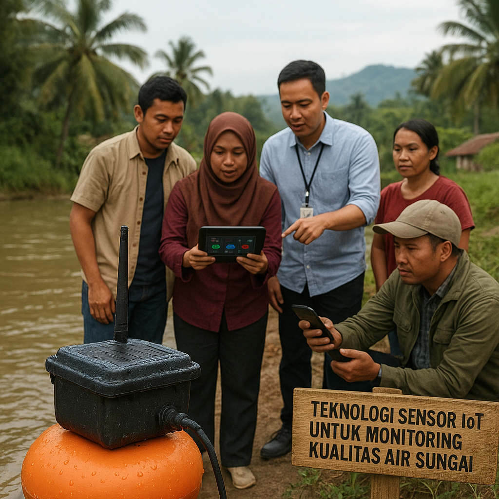 Teknologi Sensor IoT untuk Monitoring Kualitas Air Sungai oleh Komunitas di Sumatra