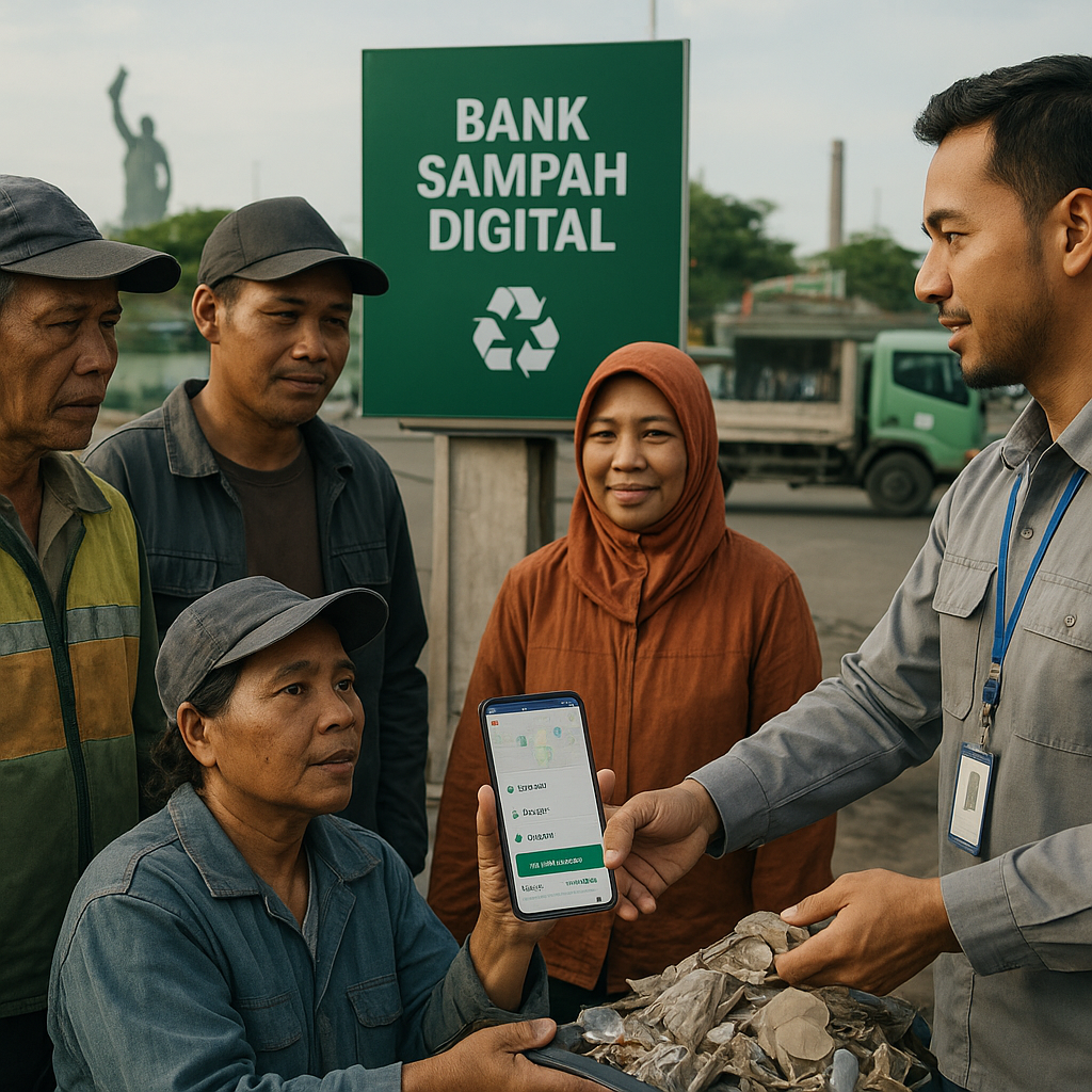 Bank Sampah Digital di Surabaya Tautkan Pengumpul dengan Industri Daur Ulang
