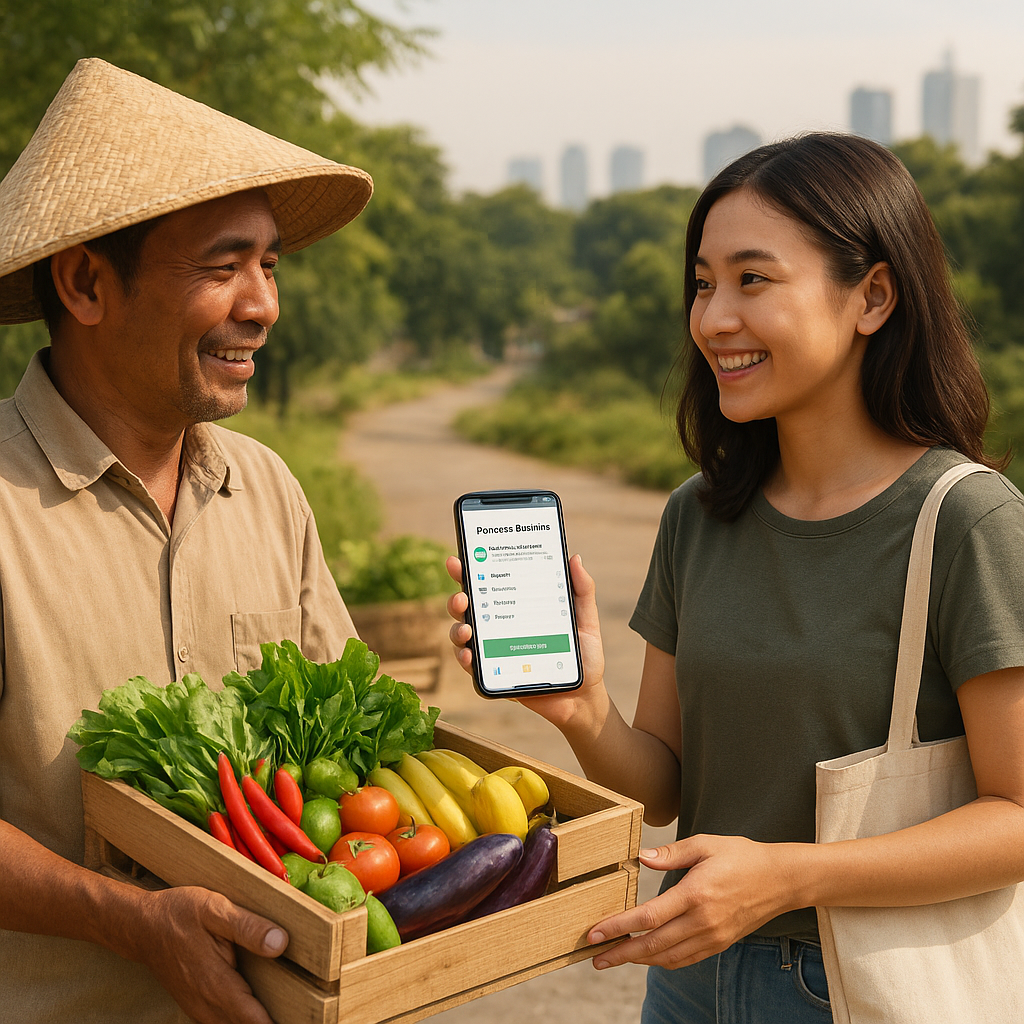 Aplikasi Platform Digital untuk Penyaluran Produk Petani Kecil langsung ke Konsumen Kota
