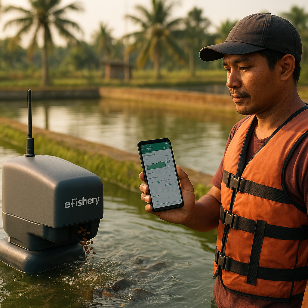 Aplikasi 'e-Fishery' Kembangkan IoT untuk Budidaya Ikan Berkelanjutan dan Otomatisasi Pemberian Pakan
