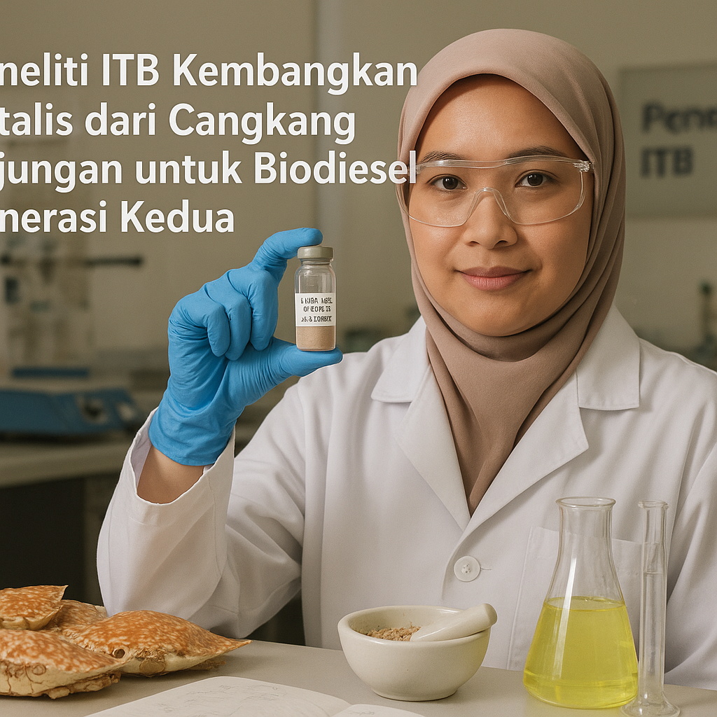 Peneliti ITB Kembangkan Katalis dari Cangkang Rajungan untuk Biodiesel Generasi Kedua