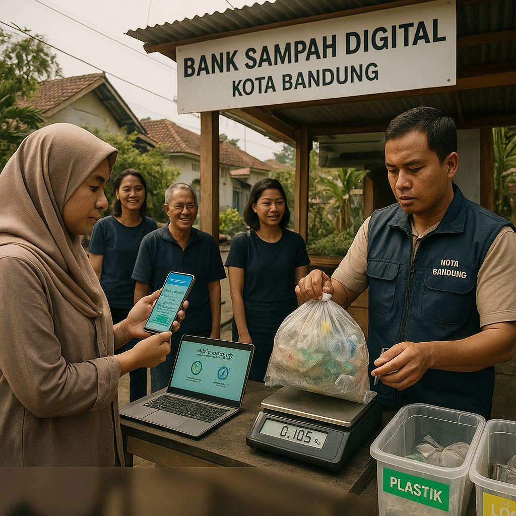 Program 'Bank Sampah Digital' Dorong Ekonomi Sirkular di Perumahan Kota Bandung