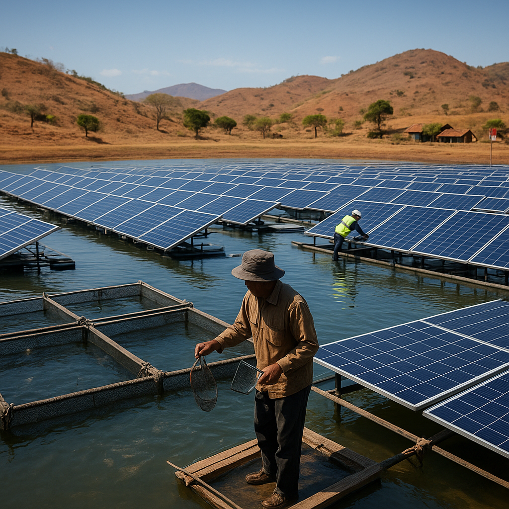 Teknologi 'Aqua-Solar' di NTT: Panel Surya Apung dan Budidaya Ikan dalam Satu Lahan Air