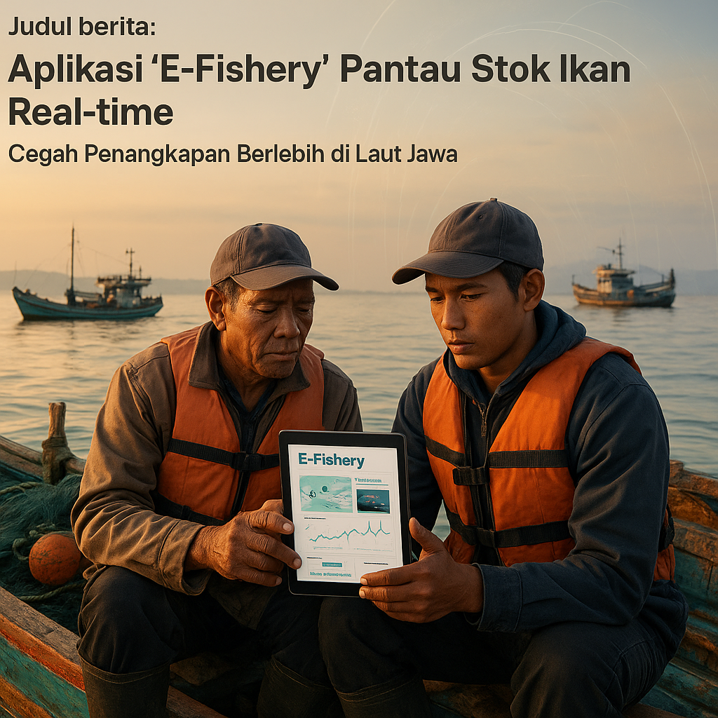 Aplikasi 'E-Fishery' Pantau Stok Ikan Real-time, Cegah Penangkapan Berlebih di Laut Jawa