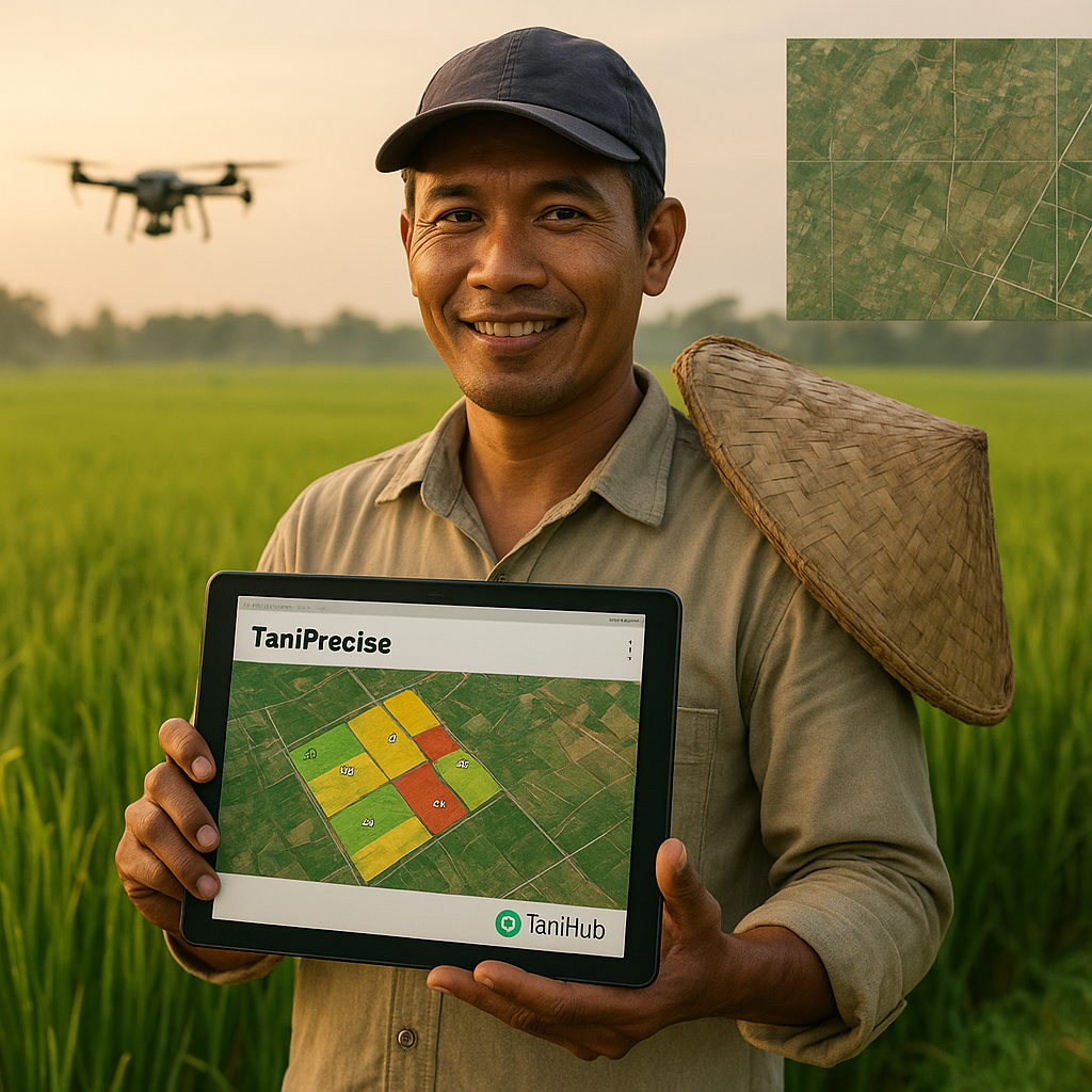 Aplikasi 'TaniHub' Kembangkan Fitur 'TaniPrecise' untuk Rekomendasi Pemupukan Berbasis AI dan Data Satelit