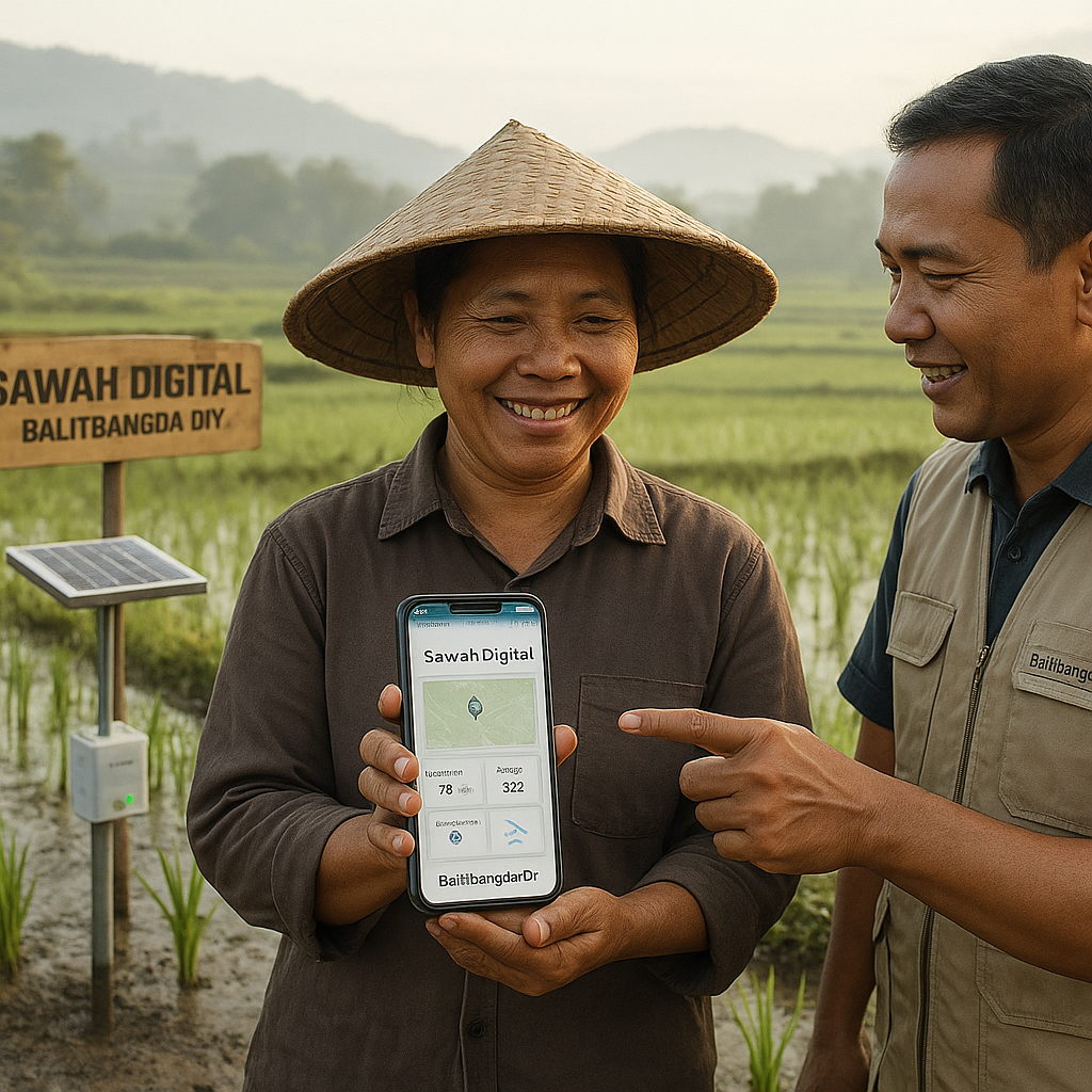 Aplikasi 'Sawah Digital' Bantu Petani DIY Atasi Risiko Iklim dan Tingkatkan Produksi