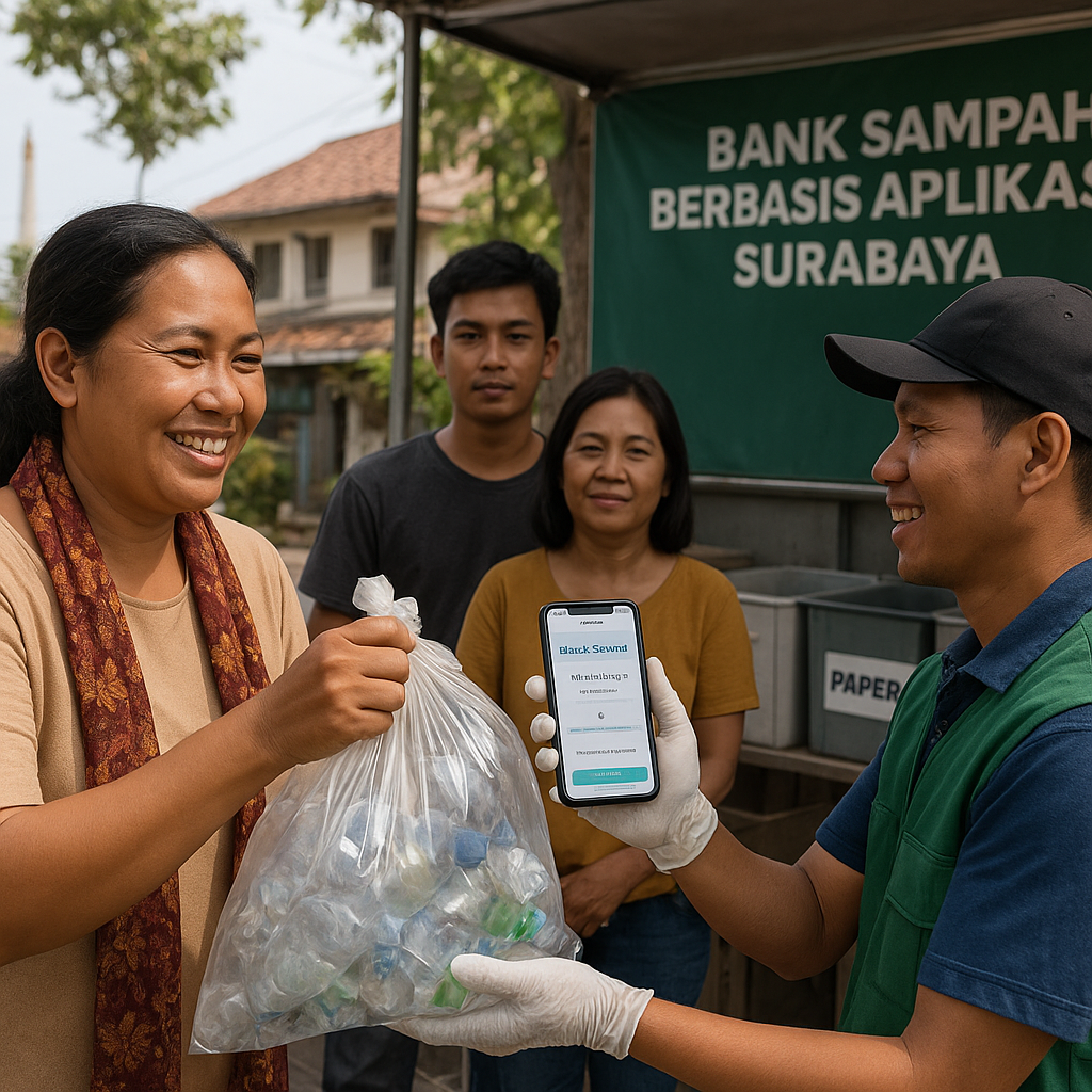 Bank Sampah Berbasis Aplikasi: Memacu Ekonomi Sirkular dan Meningkatkan Partisipasi Warga di Surabaya