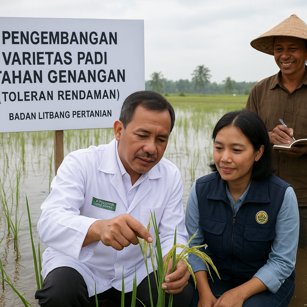 Pengembangan Varietas Padi Tahan Genangan (Toleran Rendaman) untuk Antisipasi Banjir di Lahan Rawa