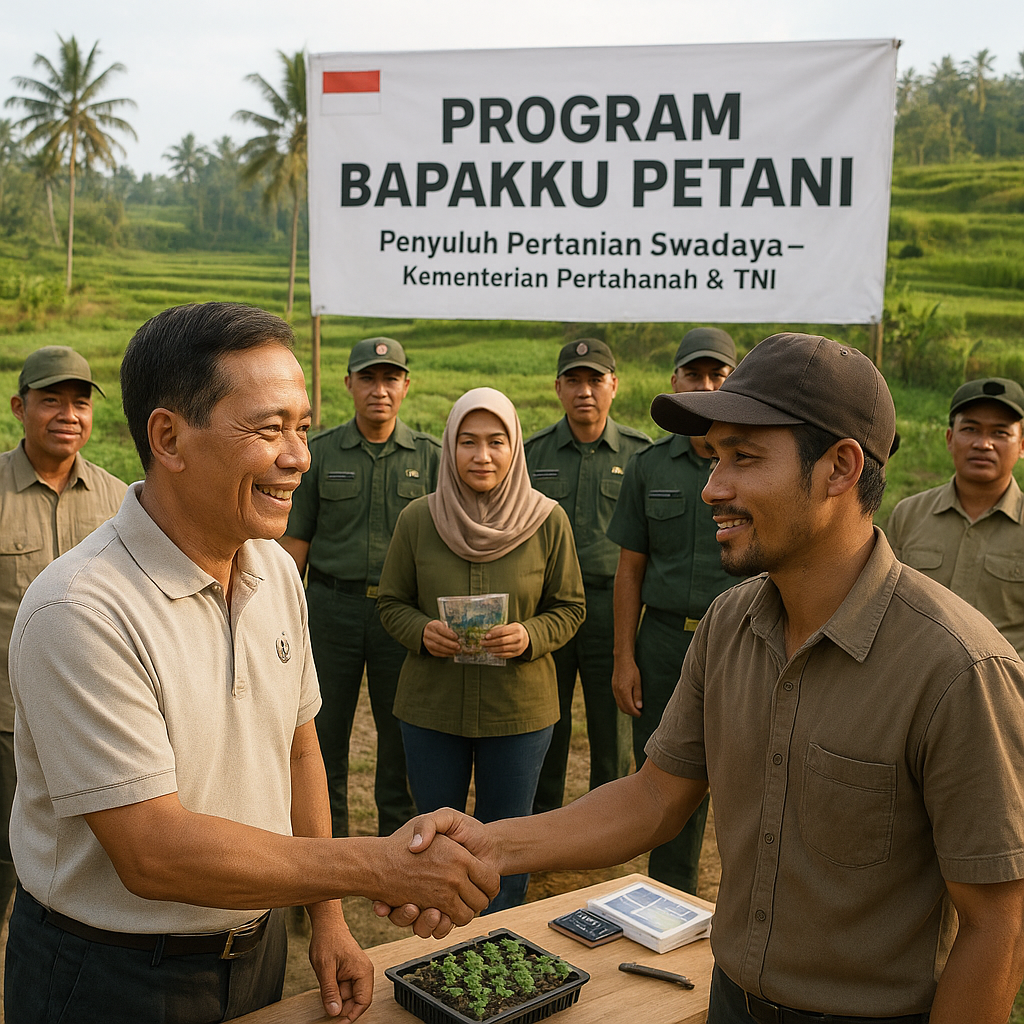 Program Bapakku Petani, Rekrutmen TNI untuk Bangun Ketahanan Pangan Indonesia