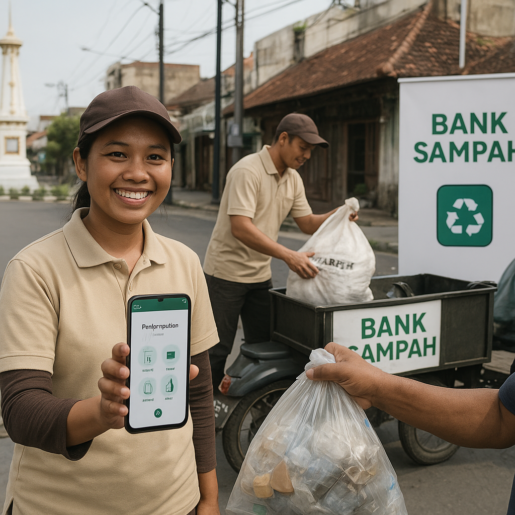Bank Sampah Berbasis Aplikasi: Inovasi Digital Tingkatkan Partisipasi dan Nilai Ekonomi Daur Ulang di Yogyakarta