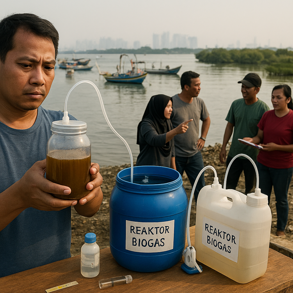 Bioreaktor Mandiri Warga Perangi Polusi Teluk Jakarta