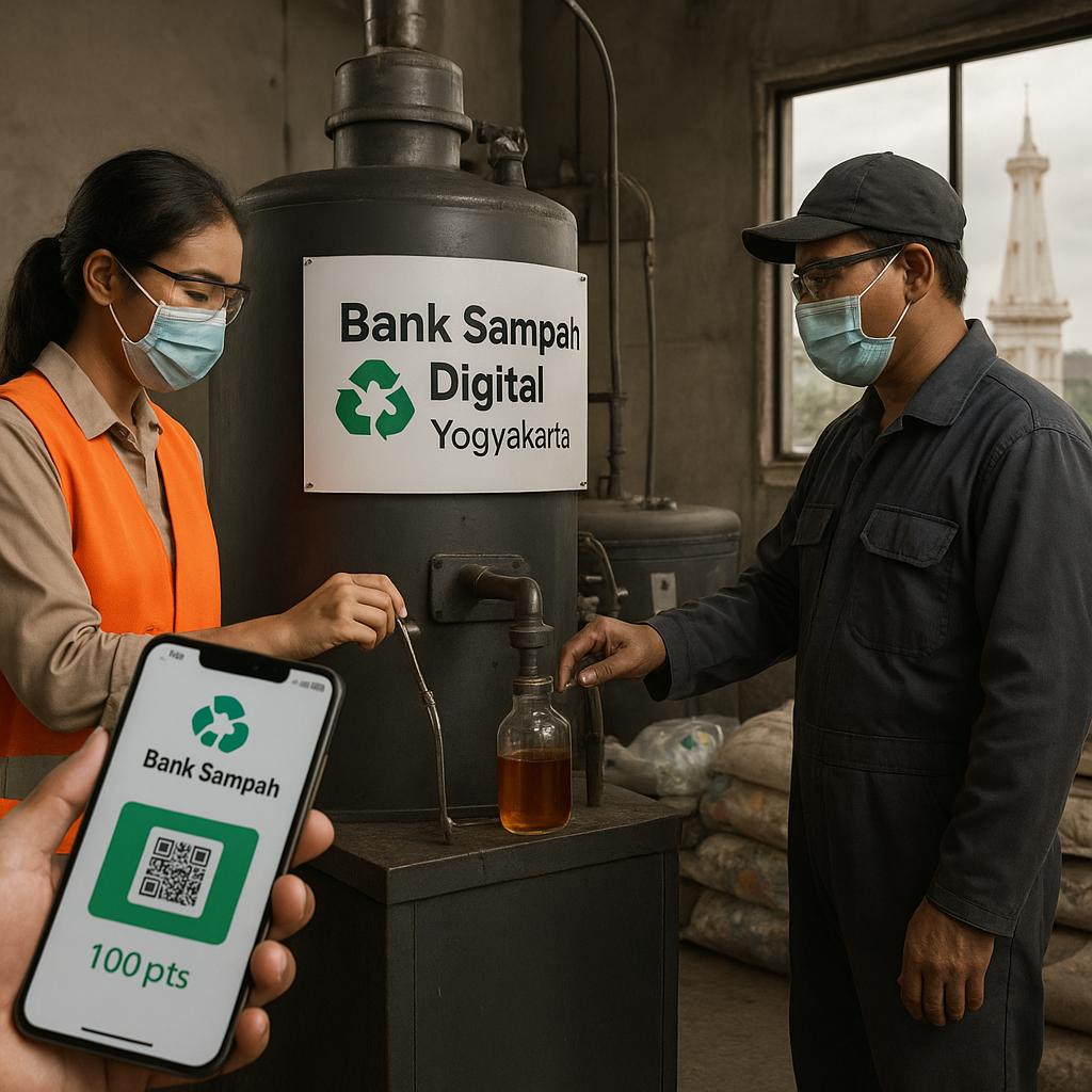 Bank Sampah Digital di Yogyakarta Ubah Limbah Plastik Jadi Bahan Bakar Alternatif