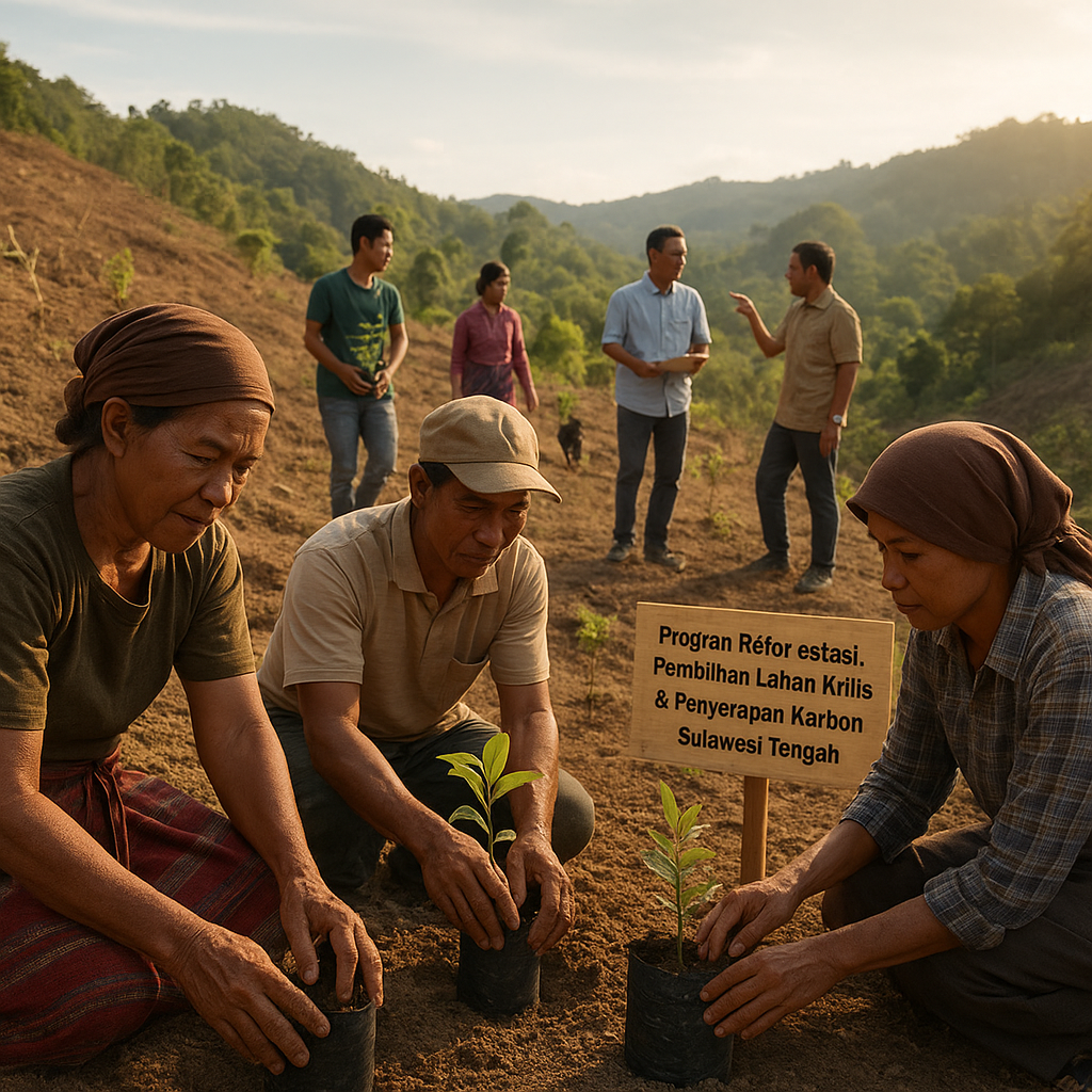 Reforestasi dengan Spesies Cepat Tumbuh dan Multiguna untuk Pemulihan Lahan Kritis dan Penyerapan Karbon
