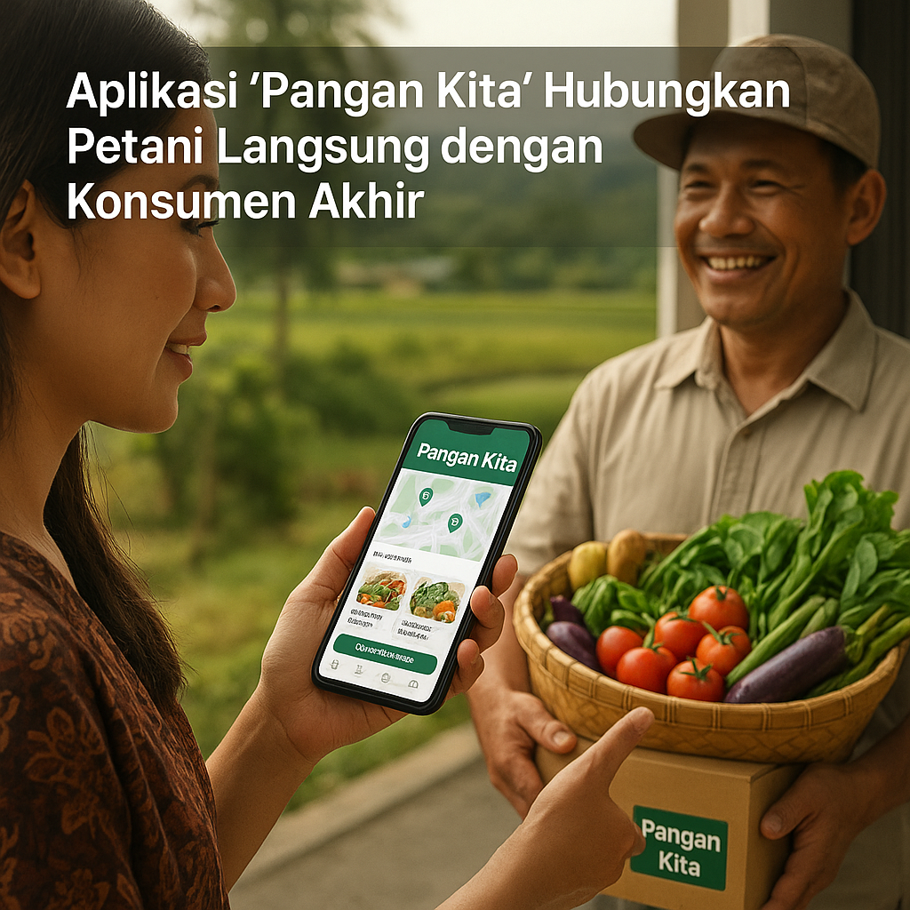 Aplikasi 'Pangan Kita' Hubungkan Petani Langsung dengan Konsumen Akhir