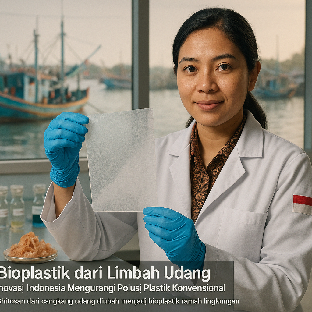 Bioplastik dari Limbah Udang: Inovasi Indonesia Mengurangi Polusi Plastik Konvensional