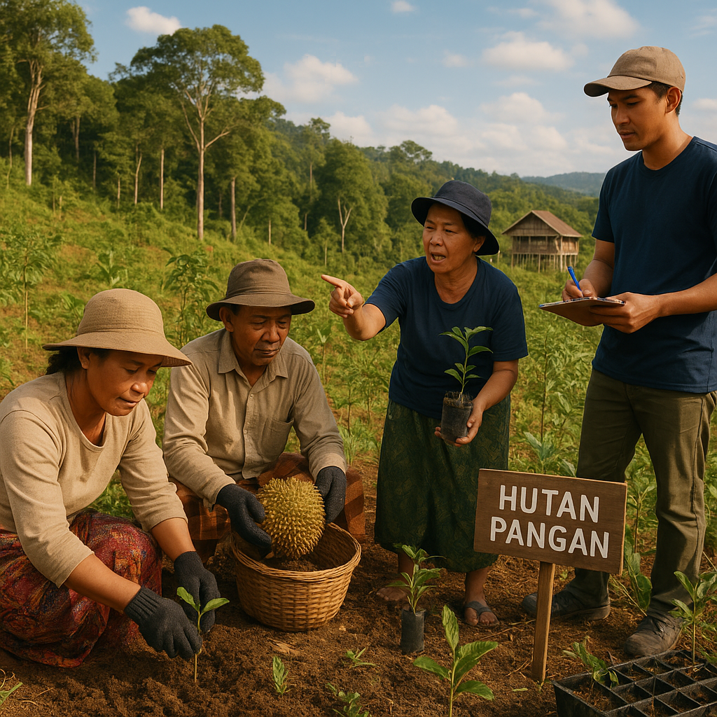 Program 'Hutan Pangan' di Kalimantan Utara Integrasikan Konservasi dengan Kebun Masyarakat