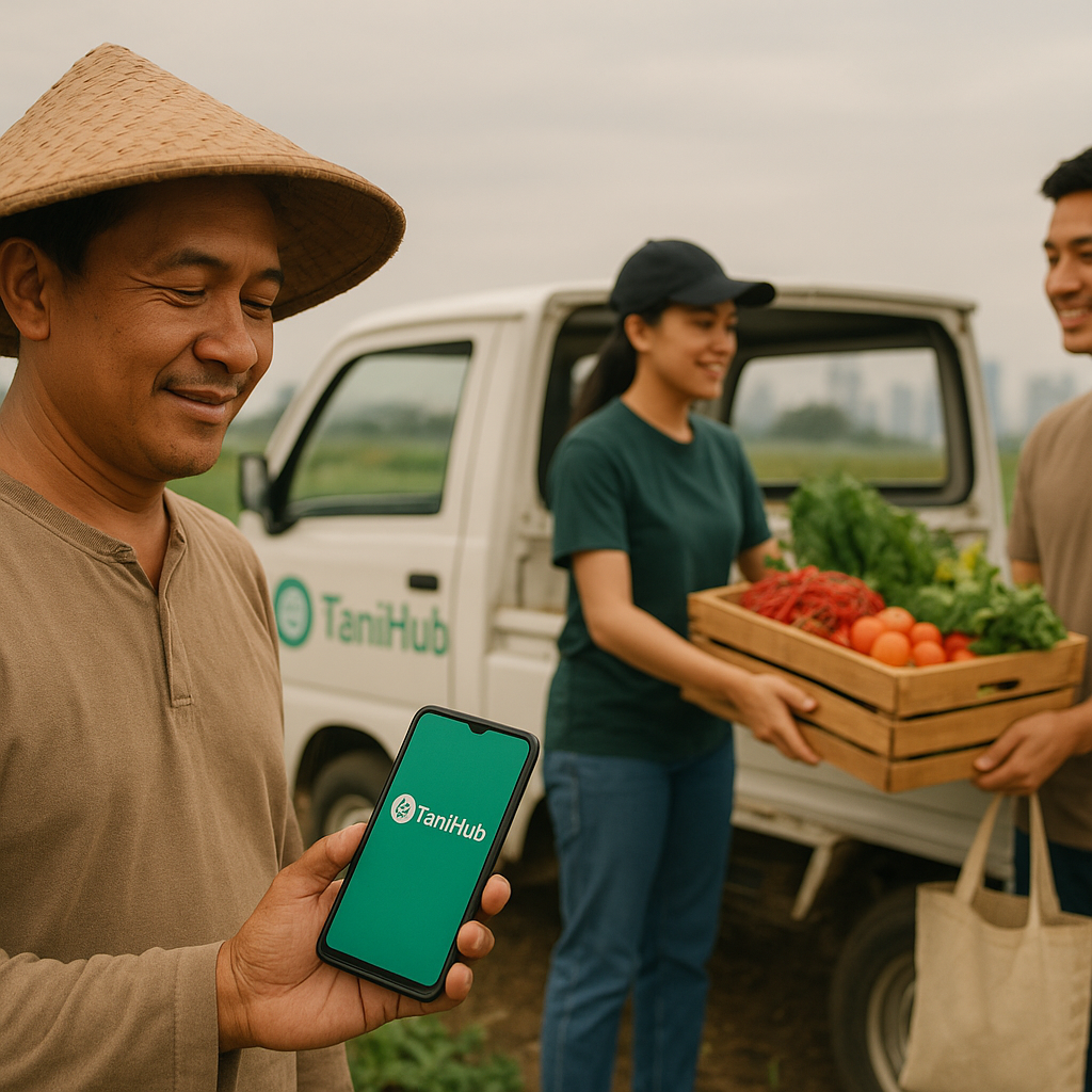 Platform Digital 'TaniHub' Koneksikan Petani Langsung dengan Konsumen, Kurangi Susut Panen