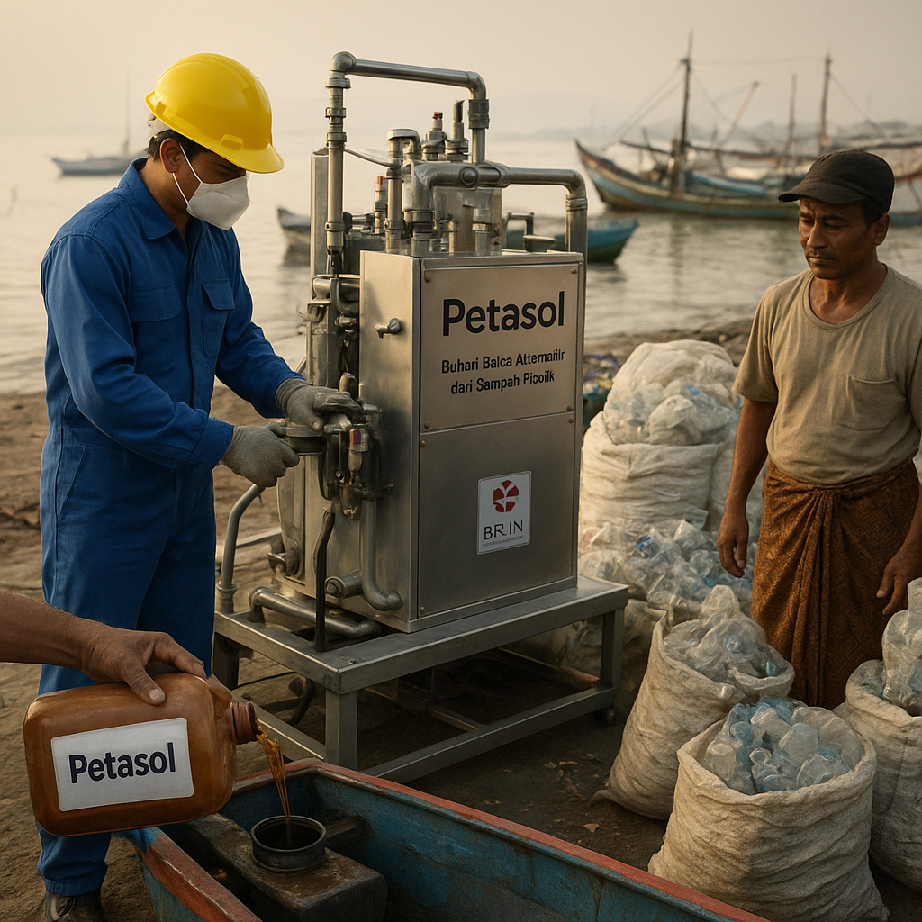 Petasol: Bahan Bakar Alternatif dari Sampah Plastik untuk Mesin Nelayan