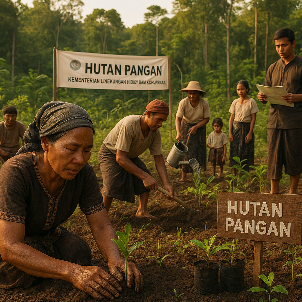 Program 'Hutan Pangan' Kemenhut Restorasi Ekosistem Sambil Tingkatkan Ketahanan Pangan Masyarakat Adat