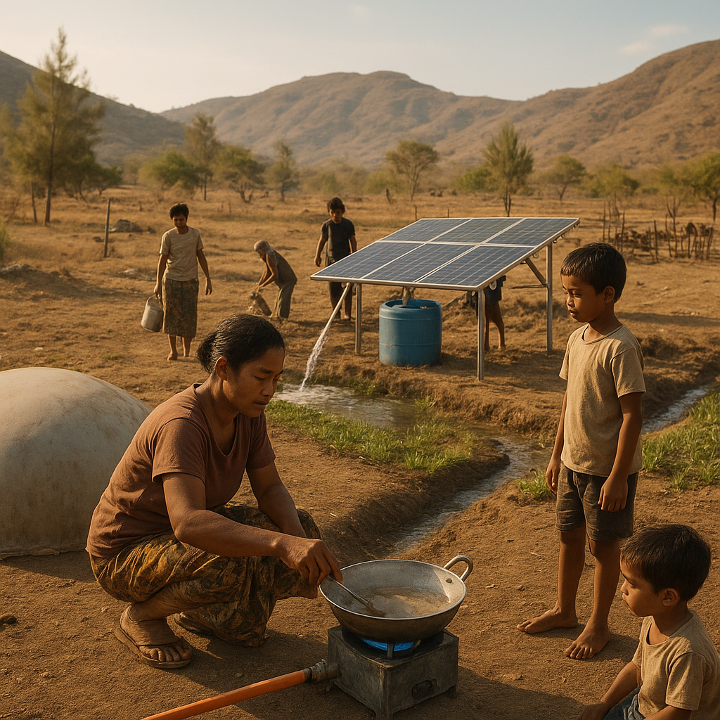 Kampung Iklim Mandiri di NTT Manfaatkan Biogas dan Pompa Air Tenaga Surya untuk Adaptasi Kekeringan