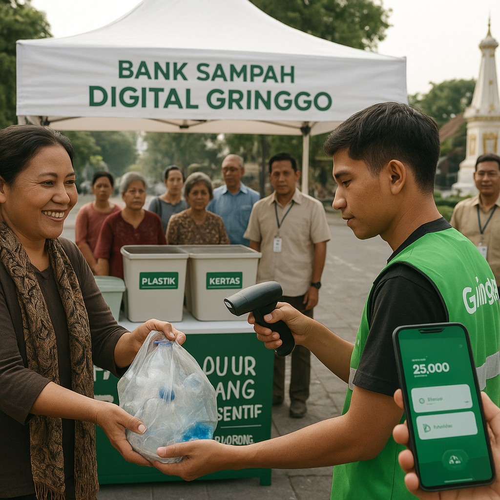 Bank Sampah Digital 'Gringgo' di Yogyakarta: Mendorong Circular Economy dengan Teknasi dan Insentif