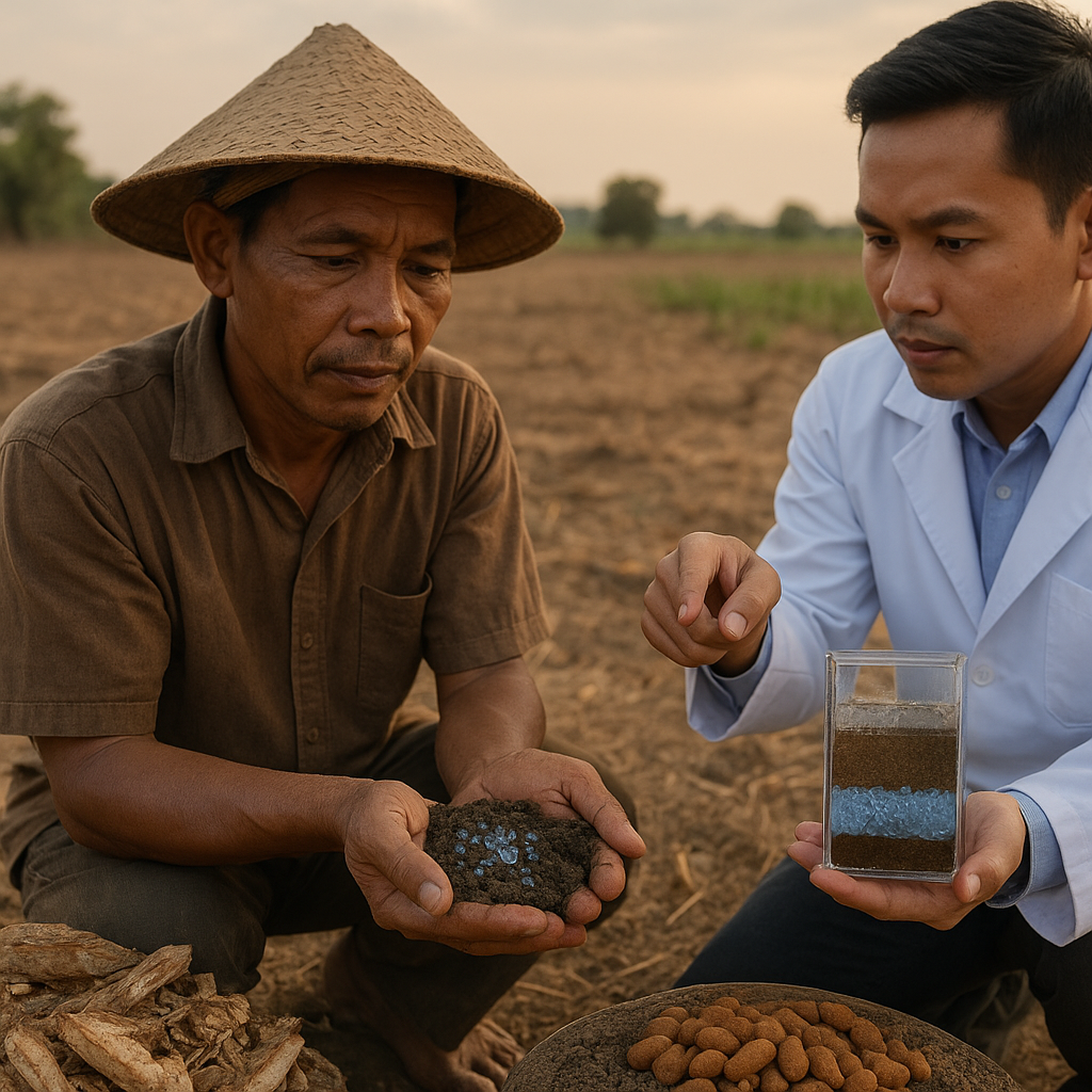 Teknologi Hydrogel dari Limbah Singkong Tingkatkan Ketersediaan Air di Lahan Kering