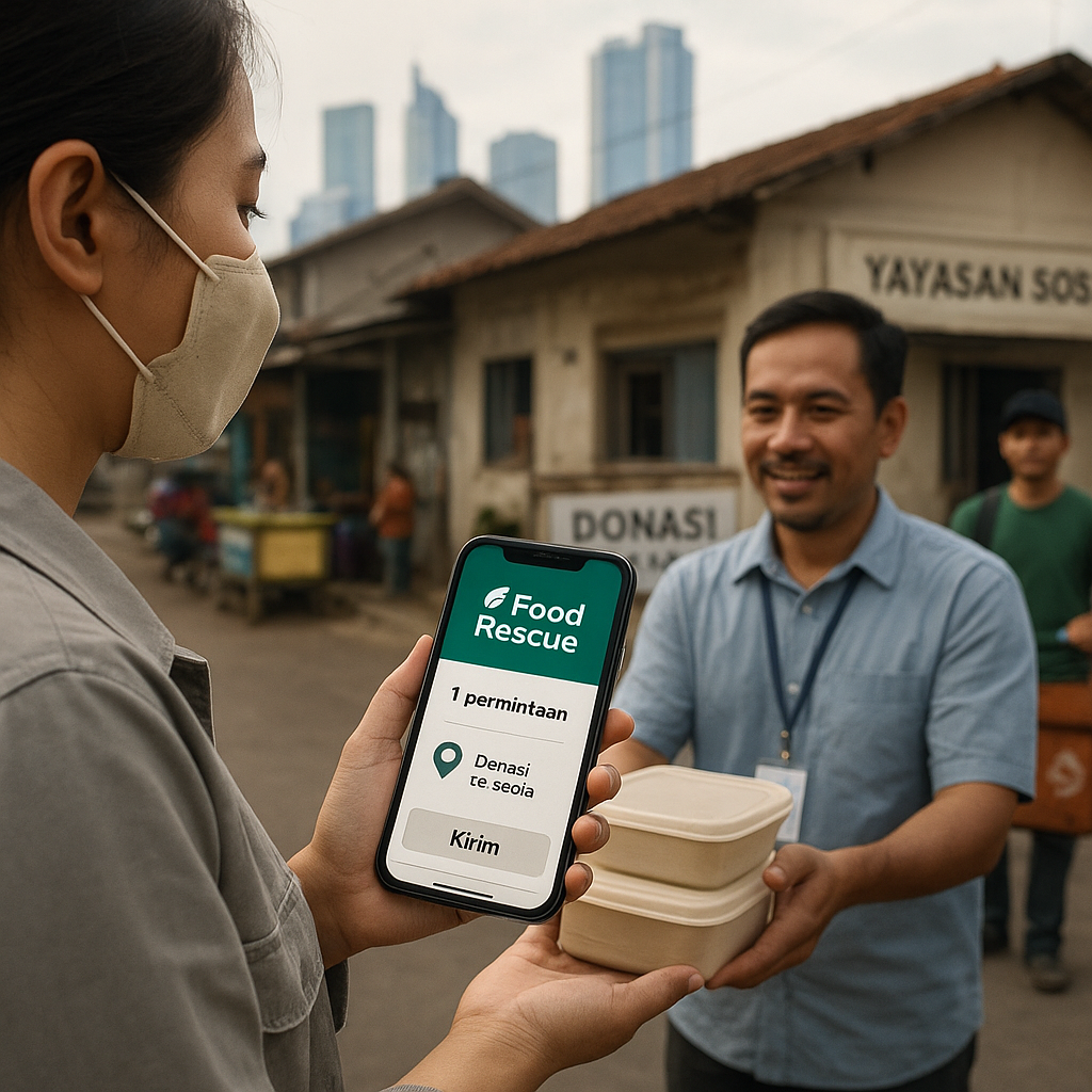 Aplikasi "Food Rescue" Kembangkan Ekosistem Donasi Makanan Berlebih di Perkotaan