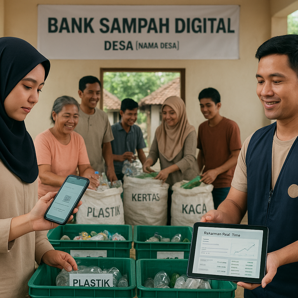Bank Sampah Digital Dorong Ekonomi Sirkular di Tingkat Desa