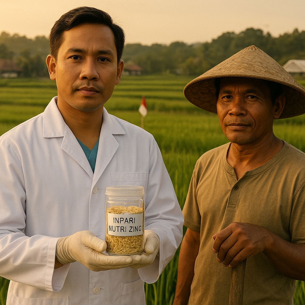 Teknologi Padi Biofortifikasi Tinggi Zinc Melawan 'Hidden Hunger' di Indonesia