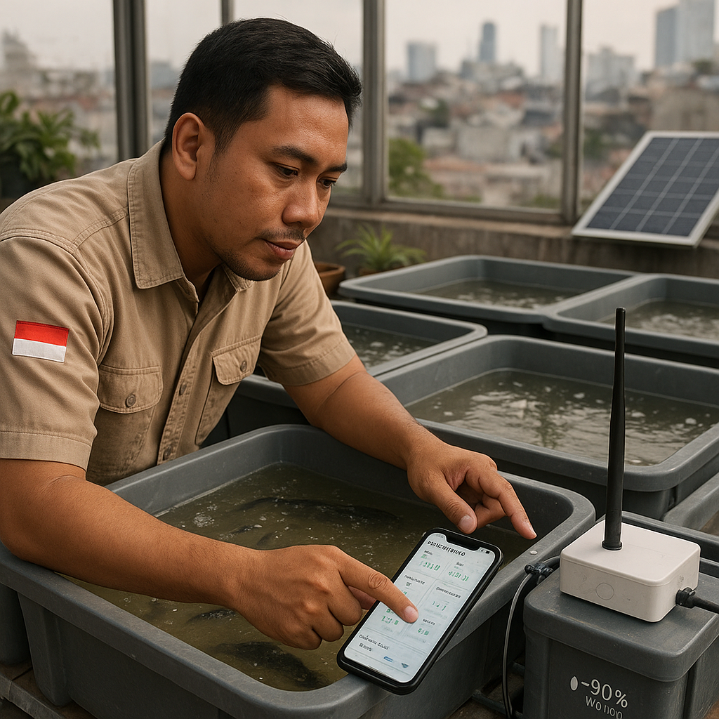 Bioflok dan IoT, Inovasi Budidaya Lele Hemat Lahan dan Ramah Lingkungan di Perkotaan