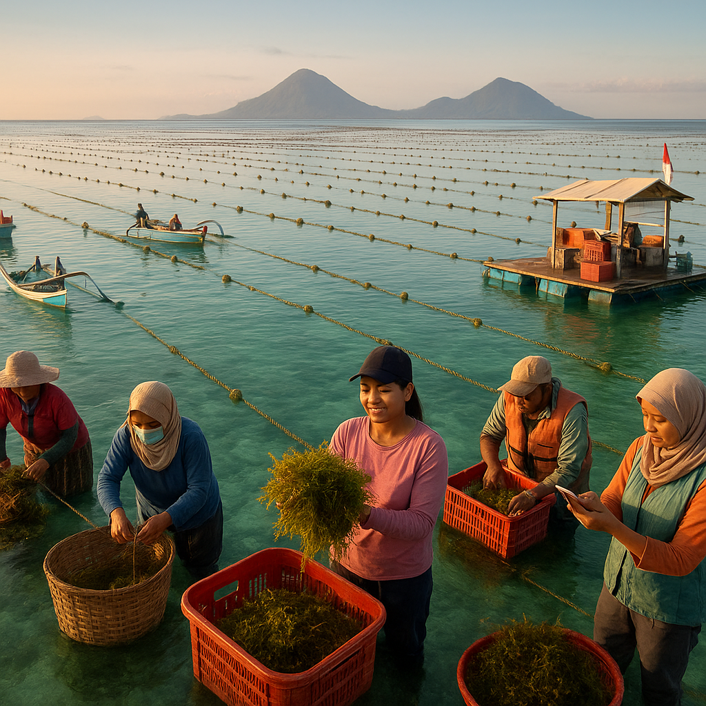 Kultivasi Rumput Laut Skala Besar di NTT untuk Serap Karbon dan Dongkrak Ekonomi Pesisir
