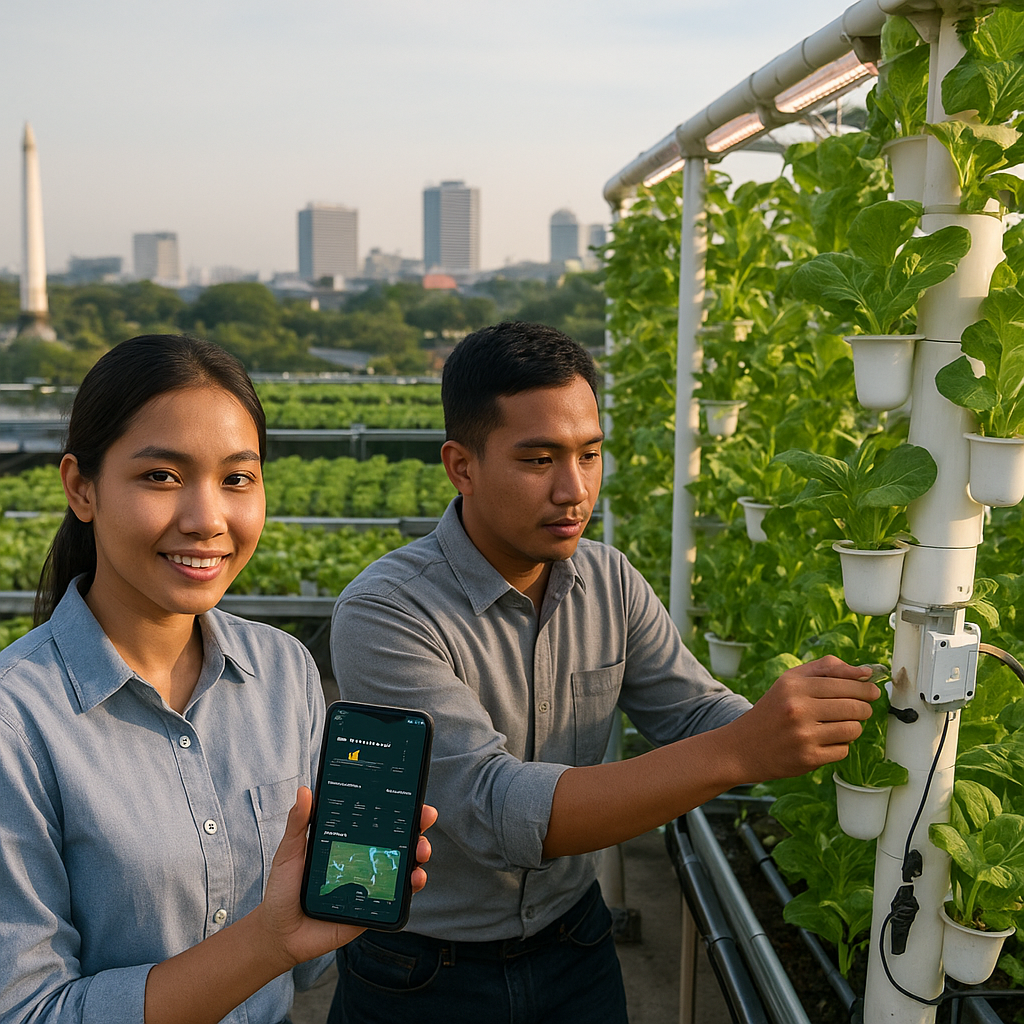 Kota Surabaya Terapkan 'Urban Farming 4.0' dengan Sensor IoT dan Aplikasi Pemantauan