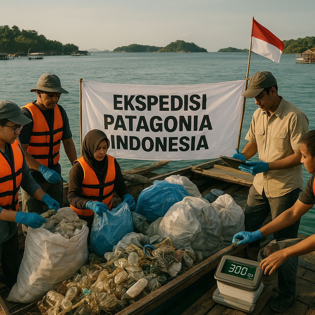 Ekspedisi Patagonia Indonesia Kembali dan Kumpulkan 300 Kg Sampah Laut