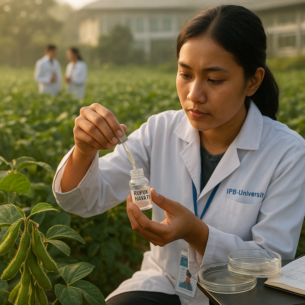 IPB University Kembangkan Pupuk Hayati untuk Tingkatkan Produksi Kedelai Nasional