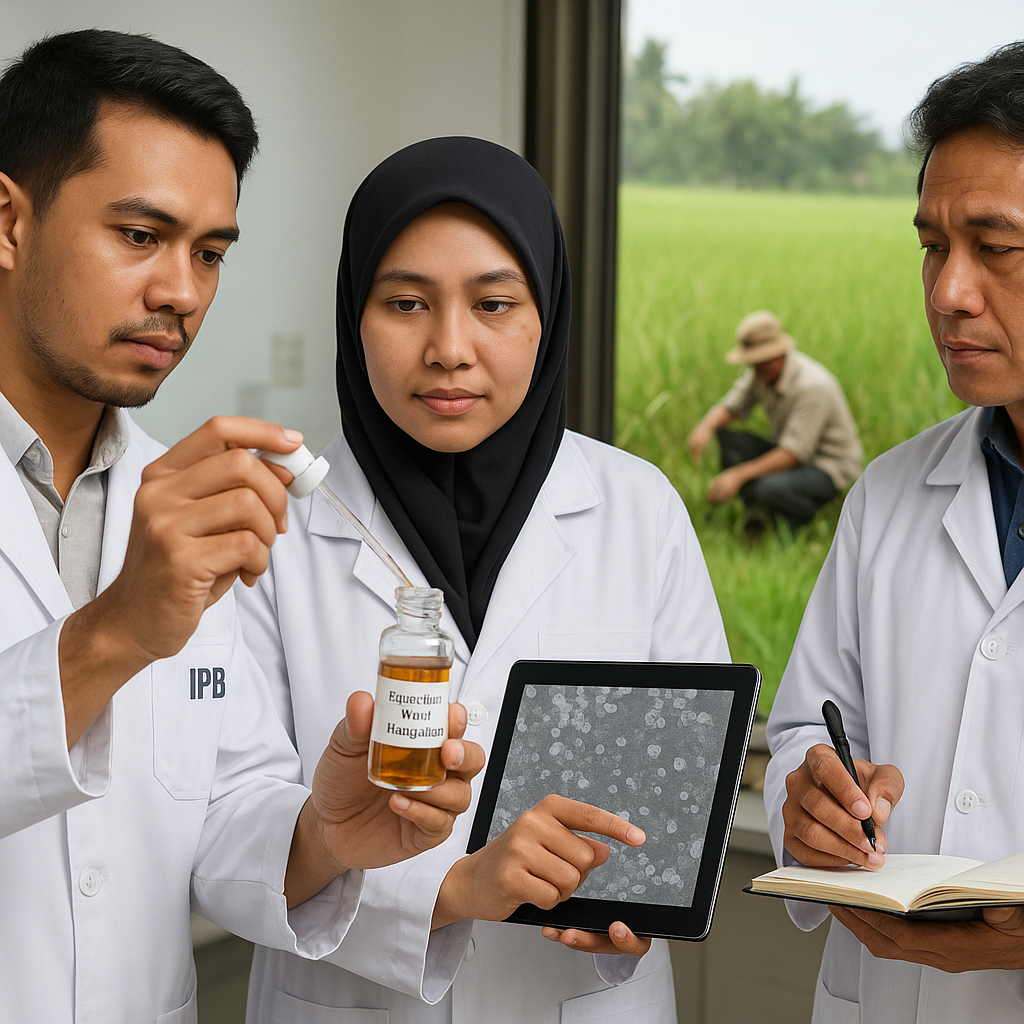 RiceTec Inovasi: Biopestisida Nano dari Tanaman Alang-alang untuk Pengendalian OPT Ramah Lingkungan