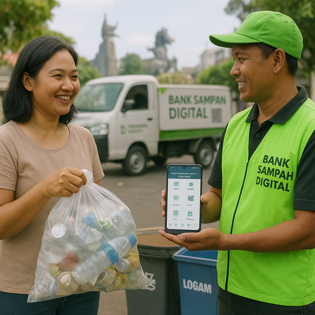 Inisiatif Bank Sampah Digital Terintegrasi di Surabaya Tingkatkan Efisiensi Daur Ulang