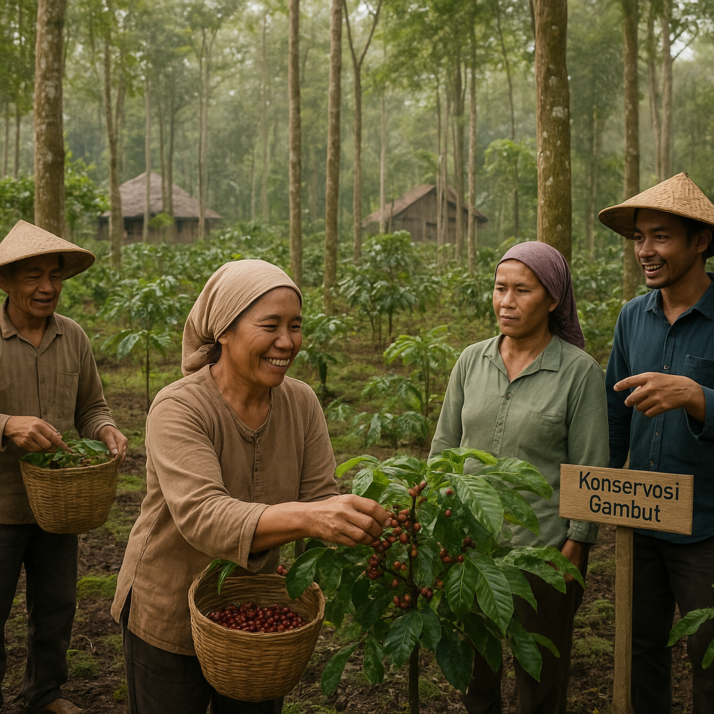 Kopi Liberika Tungkal Jambi: Konservasi Gambut Sambil Tingkatkan Ekonomi Petani