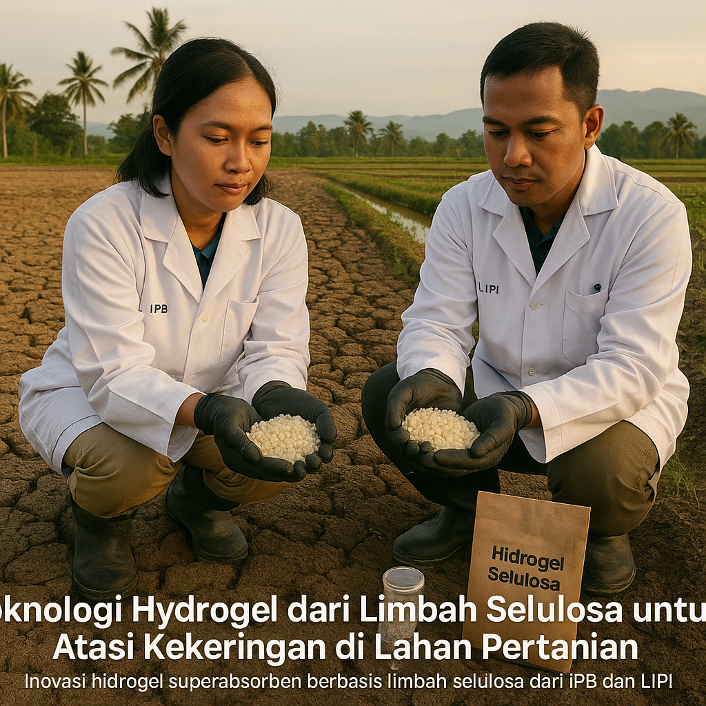 Teknologi Hydrogel dari Limbah Selulosa untuk Atasi Kekeringan di Lahan Pertanian