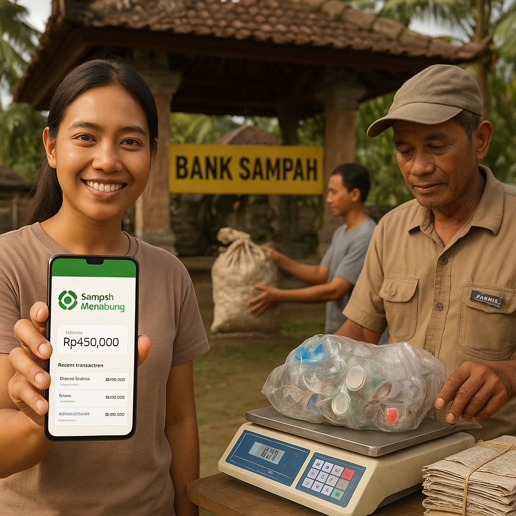 Aplikasi 'SampahMenabung' Dorong Bank Sampah Digital di Bali